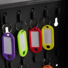 Zdjęcie Metalowa Kasetka Ścienna Skrzynka Szafka Na Klucze + Zawieszki Zestaw 20Szt. - Halinów