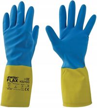 4Wrk Rękawice Robocze Flax Ks2100 Bl-Y 8/M