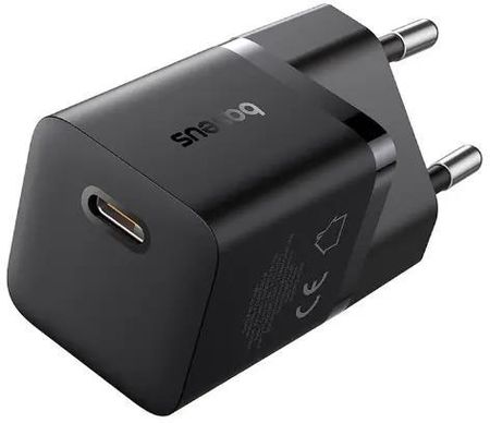 Baseus GaN5 mini 1C 25W + kabel USB-C Czarny - zdjęcie 4