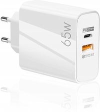 Gan Szybka Ładowarka 65W Usb-c Usb-a Fast Charger Pd Qc