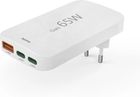 Hama Szybka ładowarka 2x USB-C 1x USB-A płaska mini ładowarka PD 65 W WS 00201976