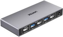 Zdjęcie Przełącznik KVM 4K@60Hz USB 3.0 HDMI Unitek - Płoty