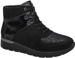 Trzewiki Botki WALDLÄUFER 626K82 300 001-Schwarz K Ramona-Soft Czarne