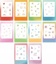 Zdjęcie ZESTAW 10x Naklejki Ramki do FUJI INSTAX Mini 99 12 11 40 EVO LiPlay Link / Gradient - Płock