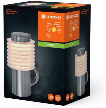 Ledvance Kinkiet Ogrodowy Endura Style Rondo Wall Stalowy Szybkie 4058075835108 - zdjęcie 3