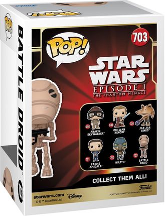 Funko POP! STAR WARS スター・ウォーズ　プローブ ドロイド Funko POP! Star Wars The Phantom Menace 25th - Battle Droid
