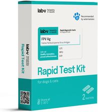 Lab-V Antygen Wirusa Panleukopenii Fpv Szybki Test Diagnostyczny Dla Kotów 2Szt.