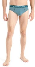 Icebreaker Slipy męskie z wełny merino Anatomica Briefs zielone