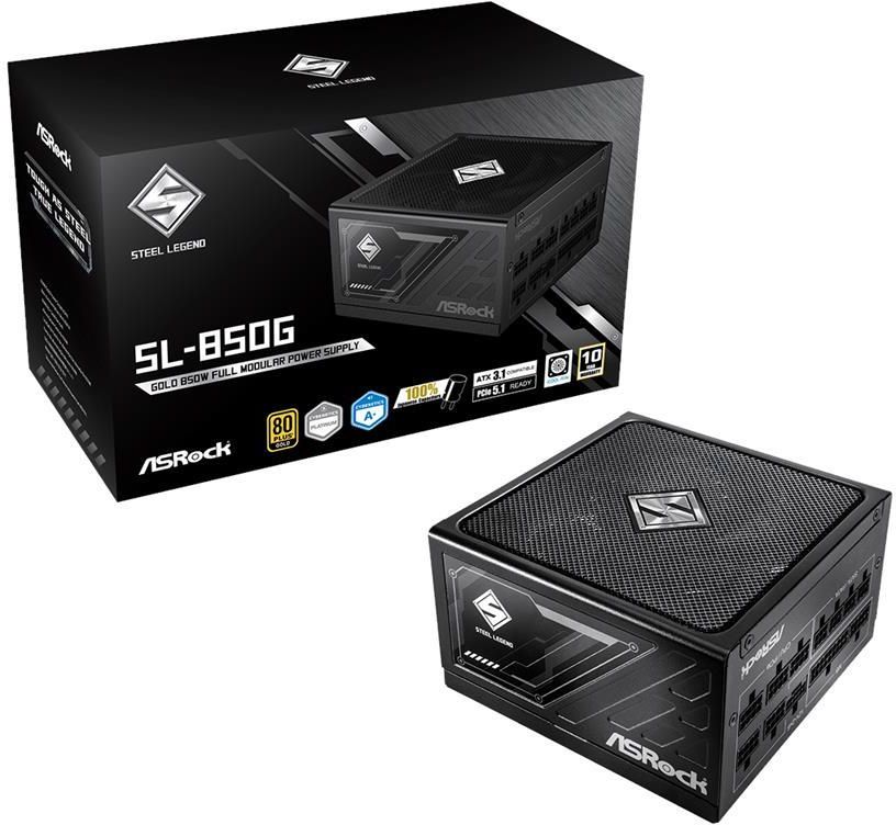 Zasilacz Asrock Zasilacz Steel Legend 850W (SL-850G