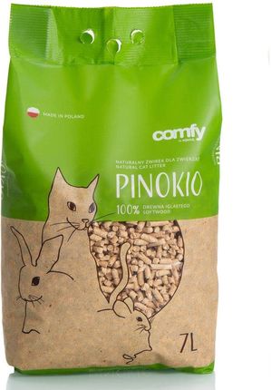 Comfy Pinokio Żwirek Drewniany Pellet Niezbrylający 21L 3X7 L