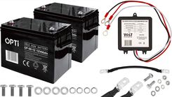 Zdjęcie Volt Polska Zestaw: 2 x akumulator Volt OPTI VRLA AGM 12V 90Ah + balanser do zestawu akumulatorów 24V - Tychy