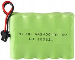 Integral Akumulator NiMH 6V 2400mAh Jst Sm Pakiet Bateria do samochodów Rc