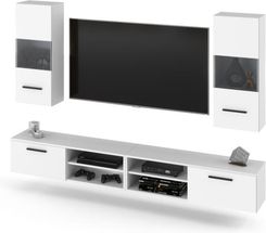 Zdjęcie Blanco Meblościanka 4el. 240×40×120cm Blanka Biały Mat Korpus - Szczecin