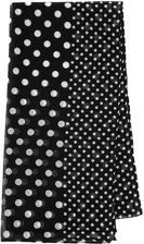 Zdjęcie Damski szal w grochy i groszki czarno - biały - Marki