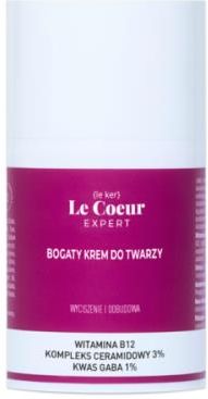 LE COEUR - Bogaty krem do twarzy z witaminą B12