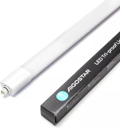 Świętówka listwa oprawa led 230V 38W 120cm biała zimna komplet