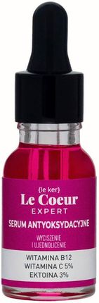 LE COEUR - Serum antyoksydacyjne z wit. B12, wit. C 5% oraz ektoiną 3% wyciszenie i ujednolicenie, 15 ml