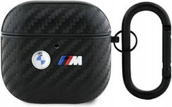 Zdjęcie Bmw Etui do AirPods 4 cover czarny Carbon Double Metal Logo - Krośniewice