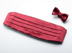 Zdjęcie Willsoor Pas smokingowy 50801-bordowy - Rogoźno