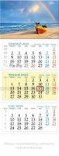Zdjęcie Kalendarz ścienny trójdzielny 2025 Bałtyk - Libiąż