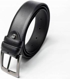 Klasyczny pasek męski z wysokojakościowej skóry naturalnej - Rovicky 115