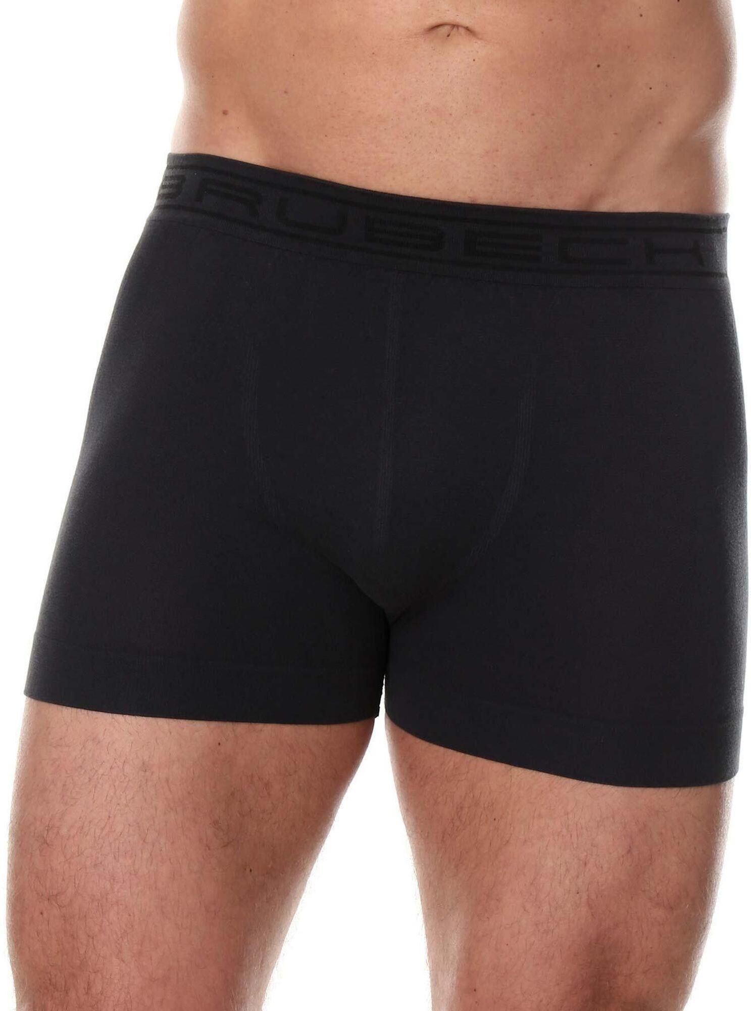 Zdjęcie Bokserki męskie bawełniane classic Brubeck ciemnografitowy | -50% z kodem SPORT50 na trzeci produkt z wybranej oferty Decathlon - Kleczew