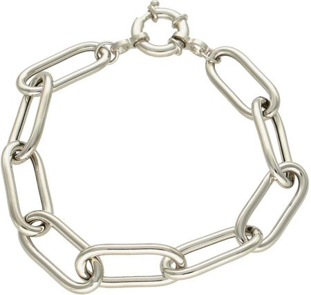 Bransoletka srebrna damska podłużne ogniwka