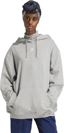 Bluza z kapturem damska adidas ESSENTIALS szara IY9616 - zdjęcie 4