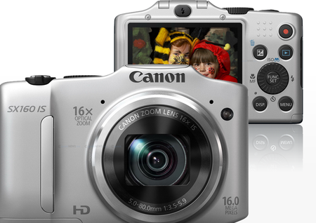 Aparat cyfrowy Canon POWERSHOT SX160 IS SREBRNY - Ceny i
