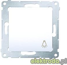 Kontakt-Simon Przycisk Światło 10 Ax Simon 54 Premium Srebrny (DS1.01/43)