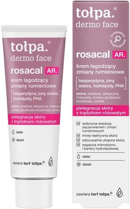 Tołpa Dermo Face Rosacal Ar Bogaty Krem Łagodzący Zmiany Rumieniowe Na Dzień 40ml