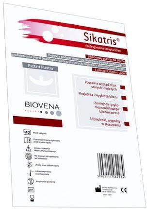 Biovena Health Sikatris Kotwica Podpiersiowa Silikonowy Plaster Na Blizny 25cm X 10cm 1szt.
