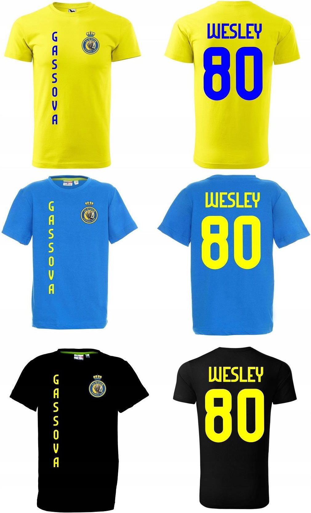 Koszulka Al-Nasri Gassova Wesley 80 Wielokolorowy - Ceny i opinie ...