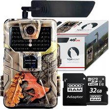 Zdjęcie Tophunt Kamera Leśna Fotopułapka 2K Gsm Hc900Lte Karta Pamięci Microsd Goodram Cl10 32Gb Z41481 - Barczewo