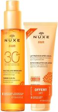 Nuxe Sun Olejek Do Opalania Do Twarzy I Ciała Spf 30 150ml + Balsam Po Opalaniu 100ml