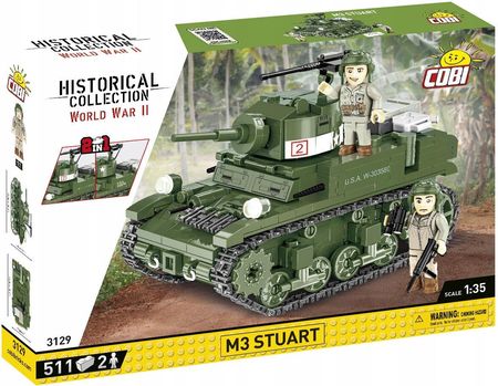 COBI Historical Collection WWII M3 Stuart (COBI-3129)