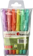 Zdjęcie Titanum Zakreślacze pastelowe 6 kolorów 1774332379 - Poznań