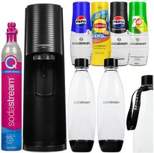 Sodastream Saturator Terra 2 Butelki + 4X Syropy Pepsi 7Up Lipton Dodatki