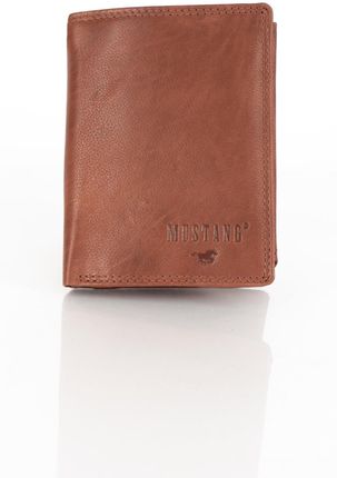 MUSTANG Denimo Wallet Side Opening SKÓRZANY PORTFEL POJEMNY NA KARTY PREMIUM