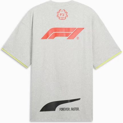 Koszulka męska Puma F1 RACING szara 63224501 - zdjęcie 2