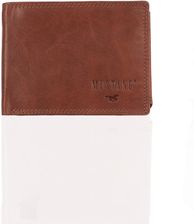 MUSTANG Denimo High Wallet Side Opening With Button SKÓRZANY PORTFEL POJEMNY NA KARTY PREMIUM