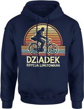 Dziadek edycja limitowana Męska bluza z kapturem (L, Granatowy)