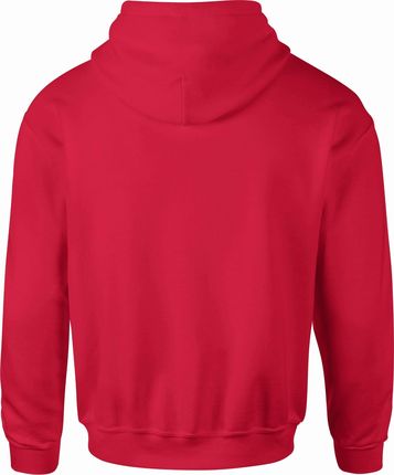Święta Krowa z Krową Męska bluza z kapturem (L, Czerwony) - zdjęcie 2