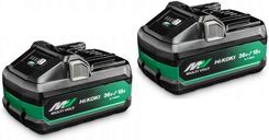 Zdjęcie Zestaw dwóch akumulatorów Hikoki BSL36B18X (380207) - Miłomłyn