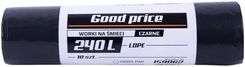 Zdjęcie Odra Worki Na Śmieci 240l Czarne Ldpe A'10 Good Price (16184) - Niepołomice