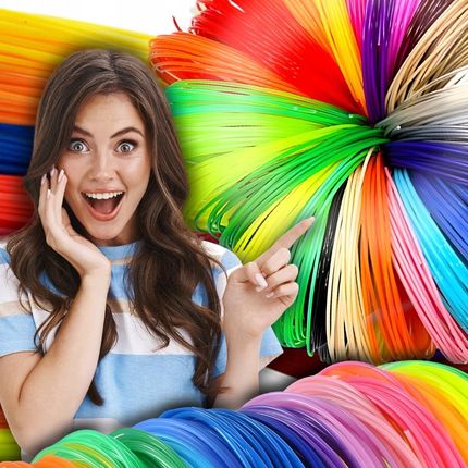 Maxsell Filament Pla 1,75MM Wkłady Do Długopisu 3D MIX Kolorów Filamenty 200M (WKŁADYFILAMENTY200MDO3DDŁUGOPISUPLAMIX) - zdjęcie 3