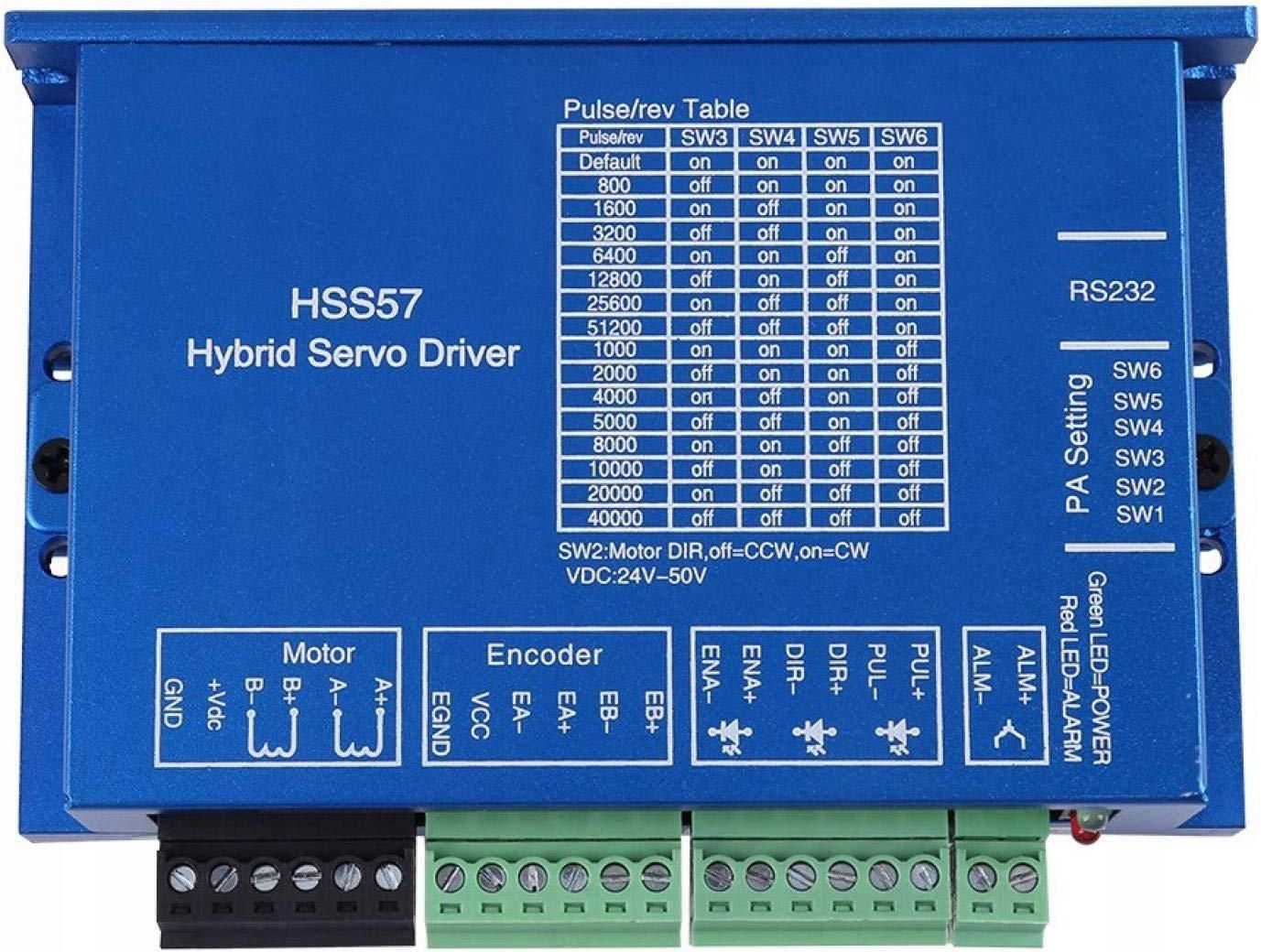 Oumefar HSS57 Hybrid Servo Driver 57HSE2N-D25 Nema (OUMEFARY8AIMW1DZX ...