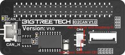 Bigtreetech Moduł Ekranu Dotykowego Wyświetlacza IO2CAN V1.0 dla Btt TFT35 Spi V2.1 (1030000119)