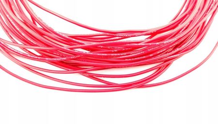 Dongguan Przewód silikonowy 26AWG 0,14mm2 czerwony 1mb (AWG26) - zdjęcie 2