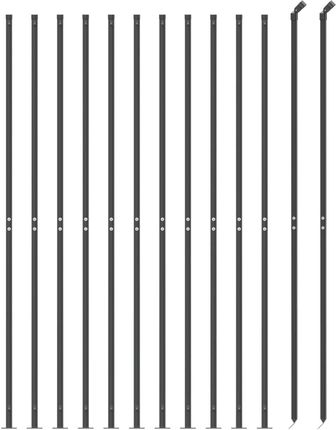 Dkd Home Decor Ogrodzenie Z Ogniw Łańcucha Z Kołnierzem Antracytowym 1,6X25m 459154300 - zdjęcie 2